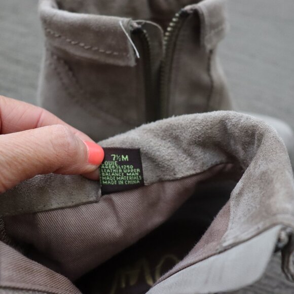 SAM EDELMAN Louie Tan Suede Fringe Cowboy Bootie Size 7.5 - Picture 11 of 11